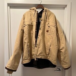 Carhartt Men's XXX-Large Cotton Washed Duck Bartlett Jacket